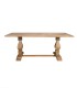 Mesa De Comedor De Madera De Mango Macizo Balam, frente
