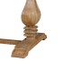 Mesa De Comedor De Madera De Mango Macizo Balam, detalle pata