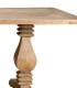 Mesa De Comedor De Madera De Mango Macizo Balam, detalle