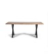 Mesa de Comedor de Madera de Acacia Maciza Darach, frente