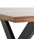 Mesa de Comedor de Madera de Acacia Maciza Darach, esquina