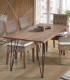 Mesa de Comedor Madera Maciza de Acacia con Patas Metálicas Hairpin Fergus, ambiente