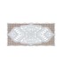 Cabecero Decorativo Tallado a Mano Blanco Vintage Elisee, frente