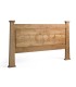 Cabecero Oriental de Teca Maciza Tallado Zen Natural Akira, perfil