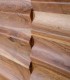Cabecero de Acacia Maciza Natural Ondulado Shogun, detalle