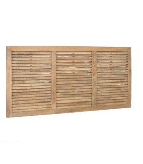 Cabecero de Madera de Mango Natural con Lamas Horizontales Restrepo, lado