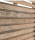 Cabecero de Madera de Mango Natural con Lamas Horizontales Restrepo, lamas