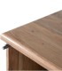 Mesita de Noche de Madera de Acacia Natural Lunaris, detalle