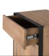 Mesilla de Noche Industrial de Madera de Mango Baktum, cajon