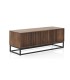 Mueble TV de Madera Maciza de Mango con Puertas Laminadas Jonas