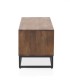 Mueble TV de Madera Maciza de Mango con Puertas Laminadas Jonas