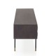 Mueble TV de Madera Maciza de Mango y Latón Dorado Cleo