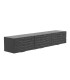 Mueble TV Flotante con 3 Puertas Texturizadas Moderno Croc
