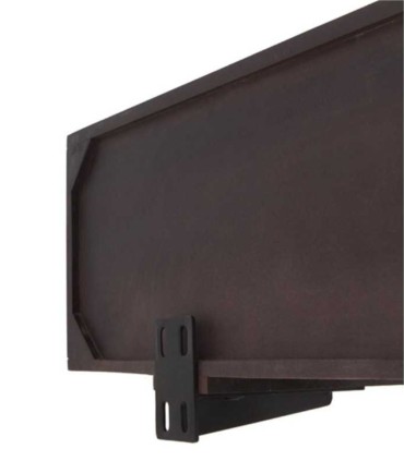 Mueble TV Flotante con 3 Puertas Texturizadas Moderno Croc