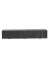 Mueble TV Flotante con 3 Puertas Texturizadas Moderno Croc