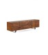 Mesa TV de Madera Maciza de Mango con Relieve Tikal
