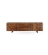 Mesa TV de Madera Maciza de Mango con Relieve Tikal