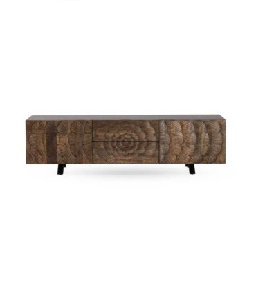 Mueble TV de Madera de Mango Tallada Lorenzo