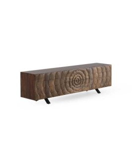 Mueble TV de Madera de Mango Tallada Lorenzo