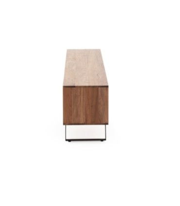 Mueble TV de Madera y Negro Industrial Moderno Kronos