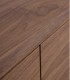 Mueble TV Chapado en Nogal Natural de Diseño Moderno con 4 Puertas Cassian