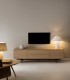 Mueble TV Roble Natural Moderno con 2 Puertas y 2 Cajones Essence