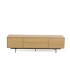 Mueble TV Roble Natural Moderno con 2 Puertas y 2 Cajones Essence