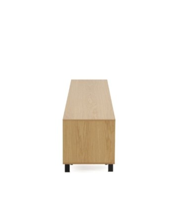 Mueble TV Roble Natural Moderno con 2 Puertas y 2 Cajones Essence
