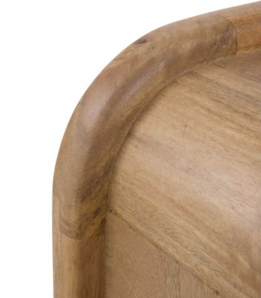 Mesita de Noche de Mango Macizo con Cajón Awen