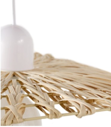Lámpara Colgante de Ratán Natural Ajustable Niran