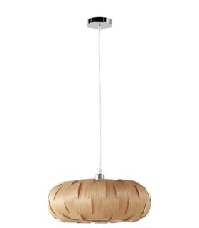 Lámpara Colgante de Techo Nórdica de Madera Natural Anon