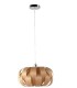 Lámpara Colgante de Madera Natural Diseño Nórdico Pimla