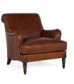 Sillón de Cuero Marrón Vintage Zuberi