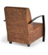Sillón Industrial de Cuero Marrón Vintage Baraka