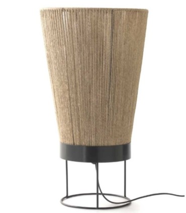 Lámpara de Sobremesa de Yute Natural Nila