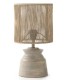 Lámpara de Sobremesa de Yute Natural y Madera Meher