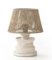 Lámpara de Mesa Artesanal de Yute Natural Farid