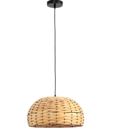 Lámpara Colgante de Fibras Naturales Artesanal Arefin