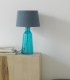 Lámpara de Mesa de Cristal Azul Yulenis