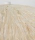 Lámpara de Mesa Artesanal con Pantalla de Papel Maché Blanca Peper