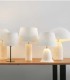 Lámpara de Mesa de Papel Maché Blanca Zoirin