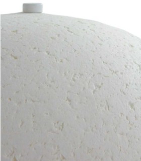 Lámpara de Mesa de Papel Maché Blanca Zoirin