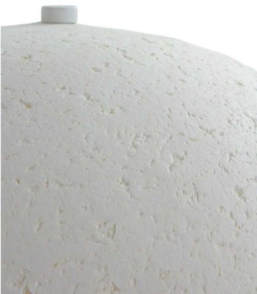 Lámpara de Mesa de Papel Maché Blanca Zoirin