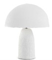 Lámpara de Mesa de Papel Maché Blanca Zoirin