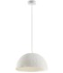 Lámpara Colgante de Papel Maché Blanca Artesanal Florin