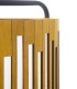 Lámpara de Mesa Artesanal de Madera y Metal Nocas