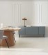 Lámpara de Mesa Industrial de Madera y Metal Orbit
