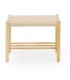 Banqueta de Fresno con Asiento de Cuerda Natural Artaix