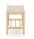 Banqueta de Fresno con Asiento de Cuerda Natural Artaix
