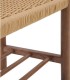Banqueta de Fresno con Asiento de Cuerda Natural Artaix